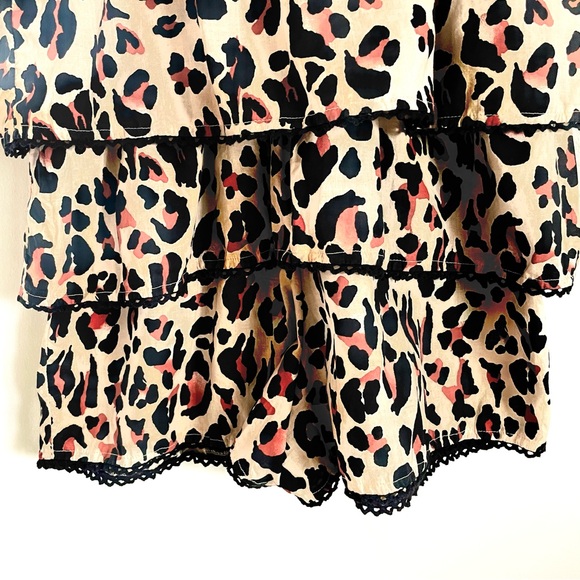 Urban Outfitters Kendal Leopard Print Tiered Romper Size M EUC - Picture 12 of 12